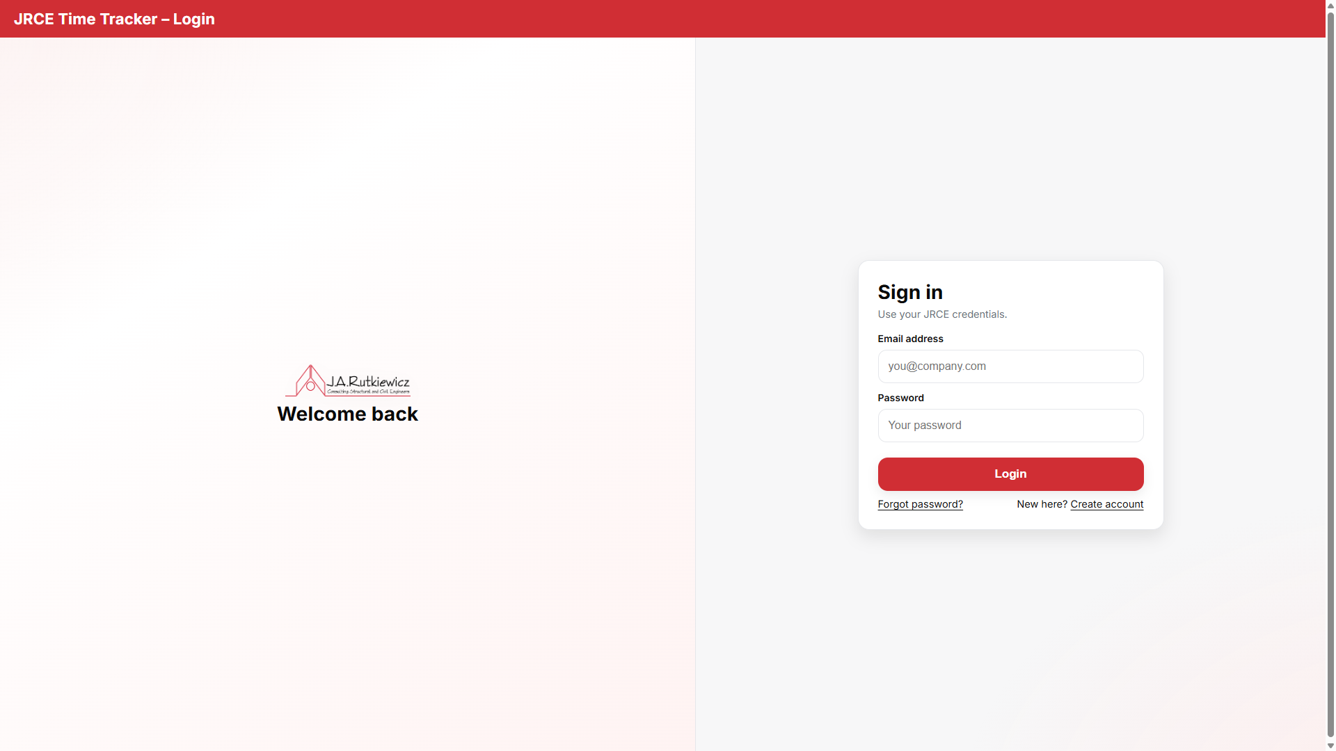 JRCE Platform Dashboard &mdash; custom internal tool by DevIgnite
